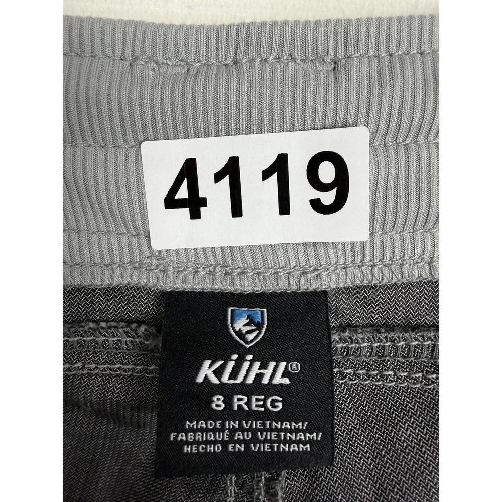 Kuhl Pants Womens 8 Gray Straight Leg Stretch Travel Hiking Outdoor Casual - Picture 7 of 13